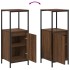 Mueble de baño con estantes roble marrón 36x35x95