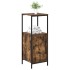 Mueble de baño con estantes roble ahumado 36x35x95