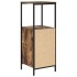 Mueble de baño con estantes roble ahumado 36x35x95