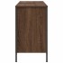 Mueble de lavabo con cajones roble marrón 90x34,5x60