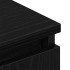 Mueble de TV de madera de roble negro 102x30x36