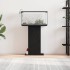 Soporte para acuario de madera de roble negro 60,5x36x72,5