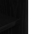 Soporte para acuario de madera de roble negro 60,5x36x72,5