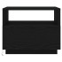 Mesa de centro con luces LED roble negro 50x49x40