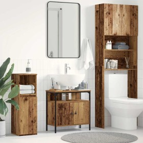 Mueble de baño para lavabo de madera antigua 60x30x60