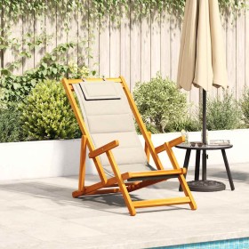 Silla de playa plegable con reposabrazos