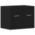 Mueble de baño para lavabo de roble negro 60x38,5x46