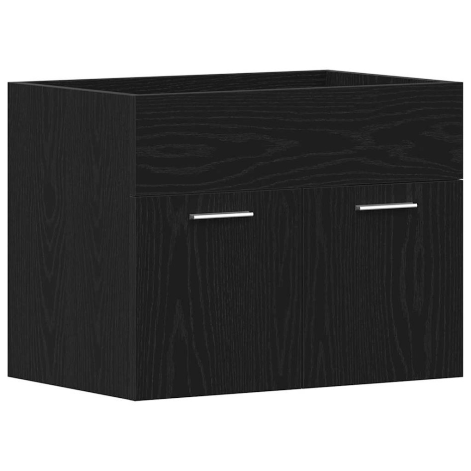 Mueble de baño para lavabo de roble negro 60x38,5x46