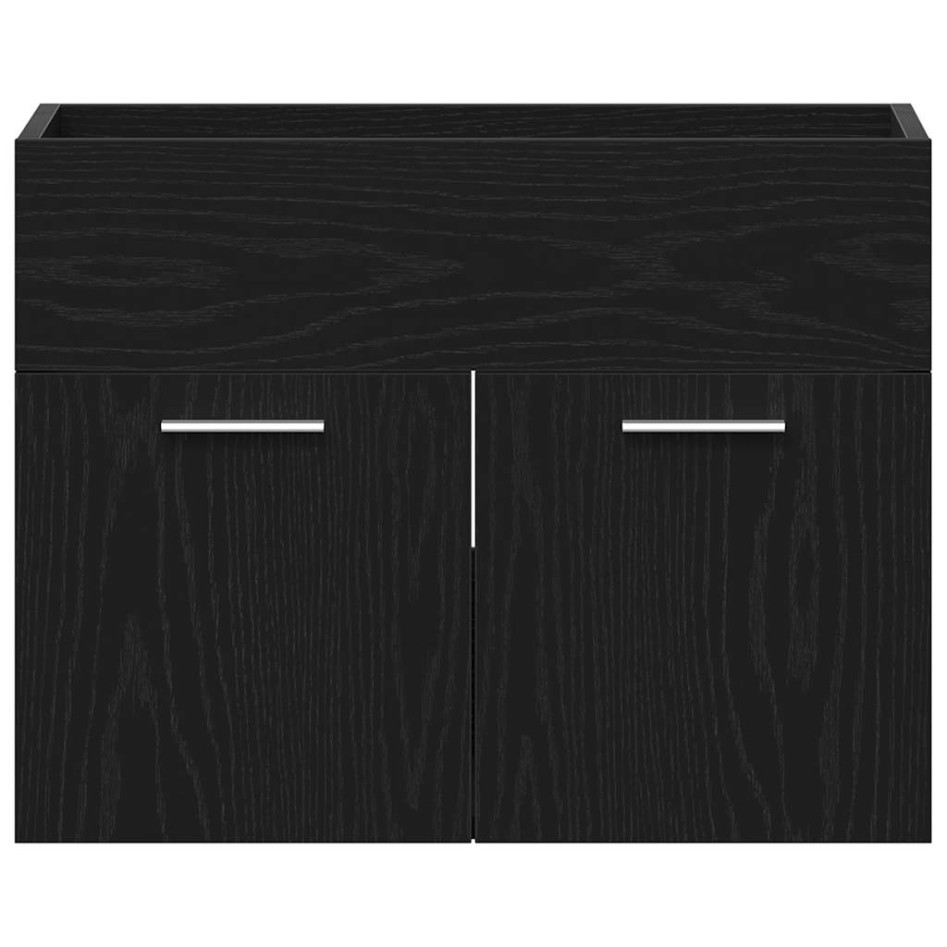 Mueble de baño para lavabo de roble negro 60x38,5x46