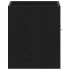 Mueble de baño para lavabo de roble negro 60x38,5x46