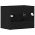 Mueble de baño para lavabo de roble negro 60x38,5x46