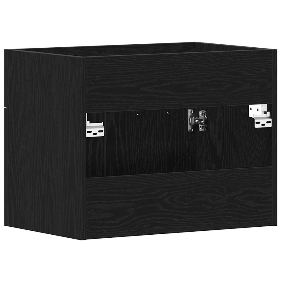 Mueble de baño para lavabo de roble negro 60x38,5x46
