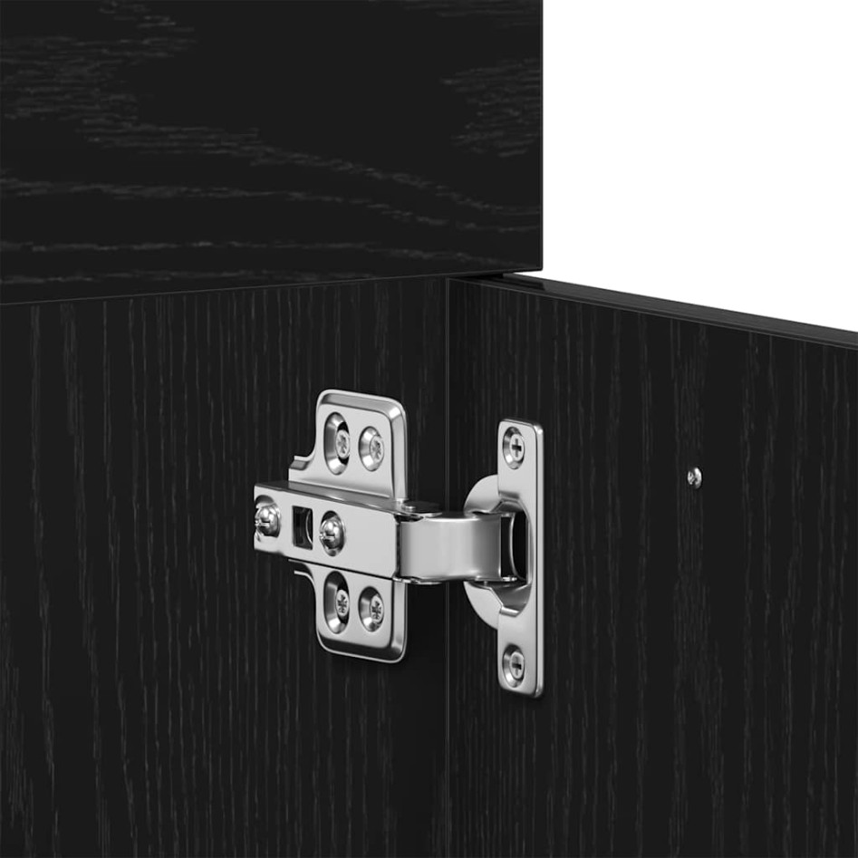 Mueble de baño para lavabo de roble negro 60x38,5x46