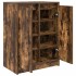 Zapatero roble ahumado 57x34x76 cm Madera de