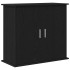 Soporte para acuario de madera de roble negro 81x36x73