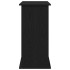 Soporte para acuario de madera de roble negro 81x36x73