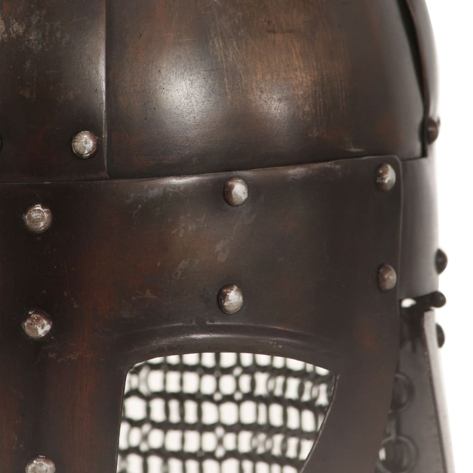 Réplica de casco de guerrero vikingo LARP acero