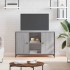Mueble de TV madera de ingeniería gris Sonoma 100x35x65