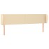 Cabecero de tela color crema 183x23x78/88