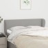 Cabecero de tela gris claro 147x23x78/88