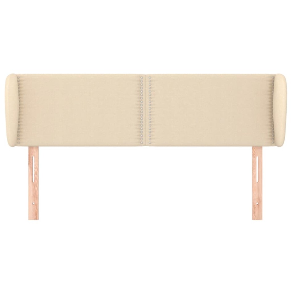 Cabecero de tela color crema 147x23x78/88