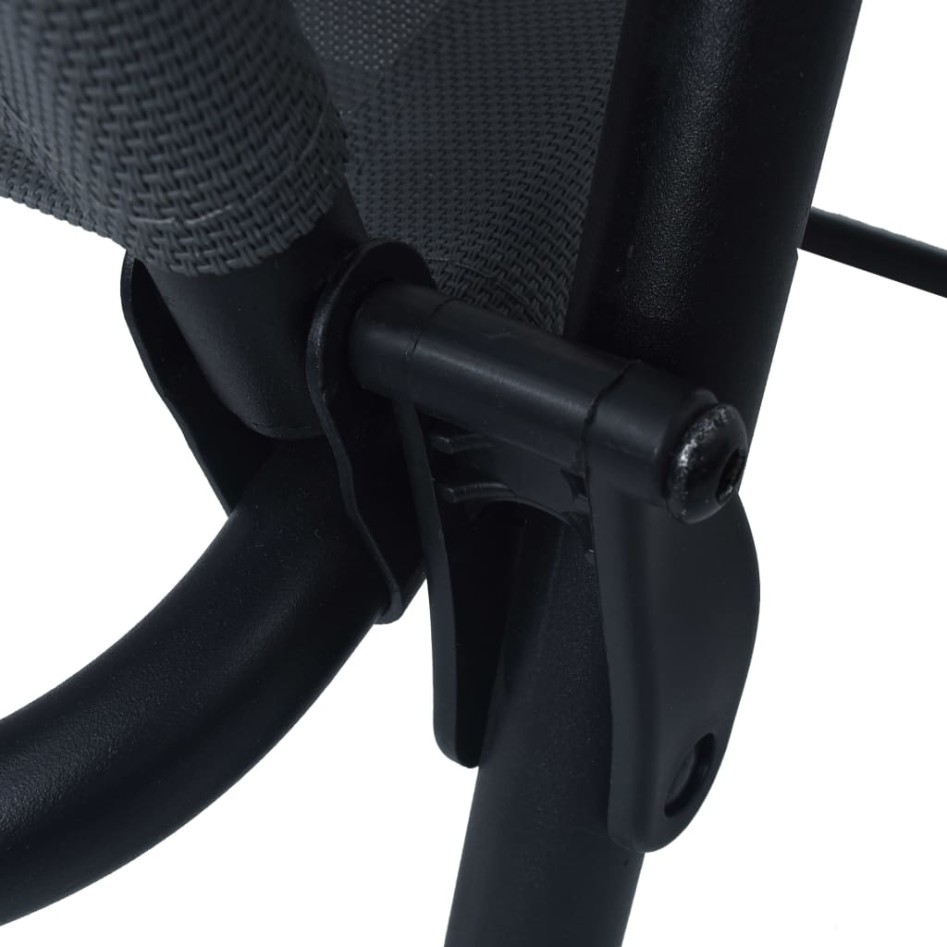 Mesa y sillas de bistró 3 piezas acero