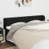 Cabecero de tela negro 163x23x78/88