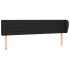 Cabecero de tela negro 163x23x78/88