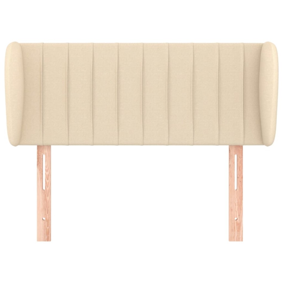 Cabecero de tela color crema 93x23x78/88