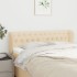 Cabecero de tela color crema 163x23x78/88