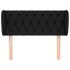 Cabecero de tela negro 103x23x78/88