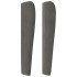 Cabecero con orejas de terciopelo gris oscuro 83x23x118/128