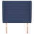 Cabecero con orejas de tela azul 93x23x118/128