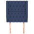 Cabecero con orejas de tela azul 83x23x118/128