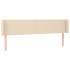 Cabecero de tela color crema 203x16x78/88