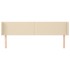 Cabecero de tela color crema 203x16x78/88