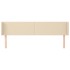 Cabecero de tela color crema 163x16x78/88