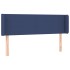Cabecero de tela azul 147x16x78/88