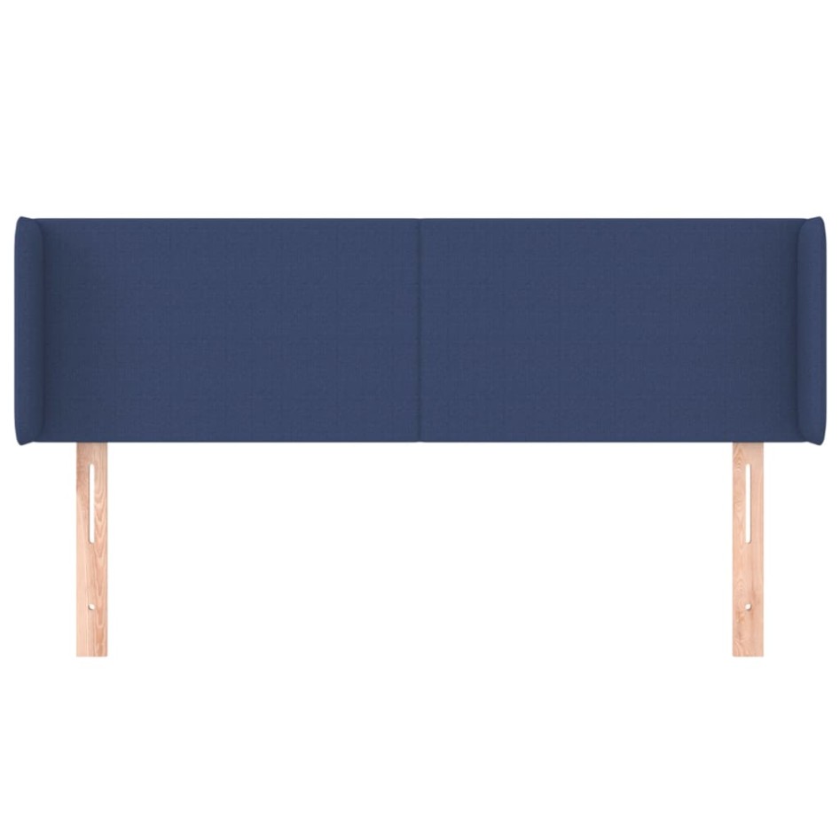 Cabecero de tela azul 147x16x78/88