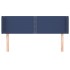 Cabecero de tela azul 147x16x78/88