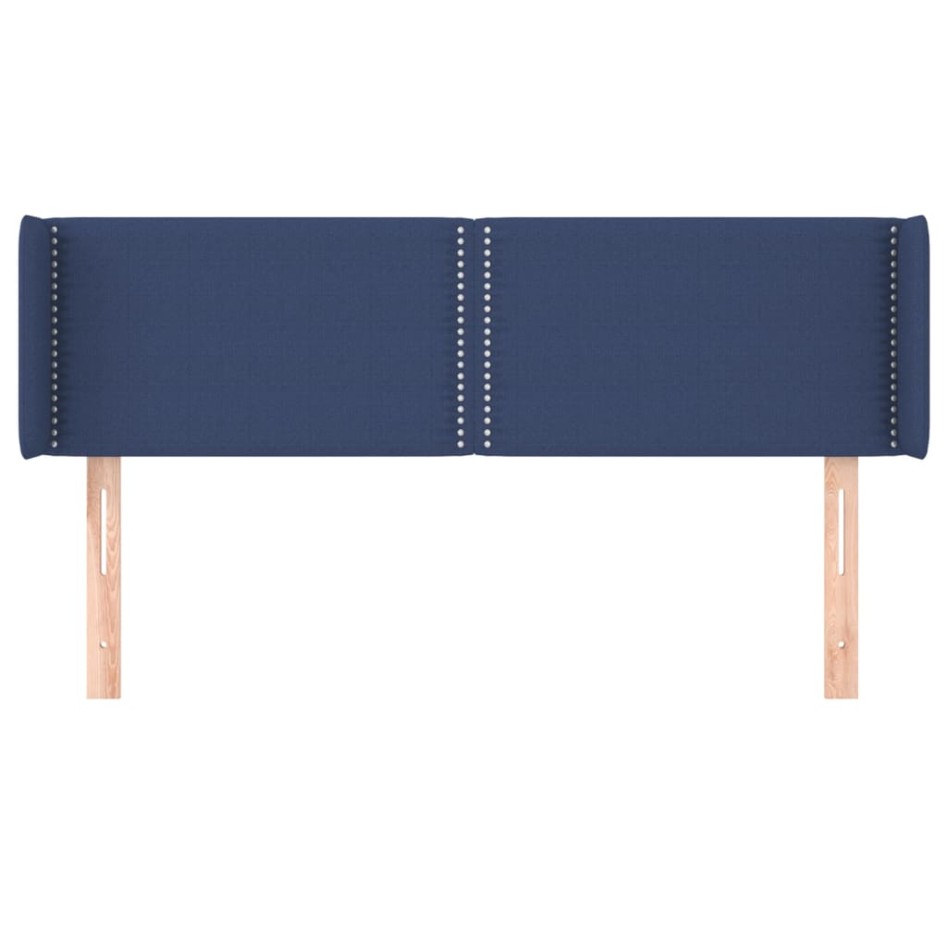 Cabecero de tela azul 147x16x78/88