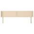 Cabecero de tela color crema 163x16x78/88