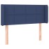 Cabecero de tela azul 93x16x78/88