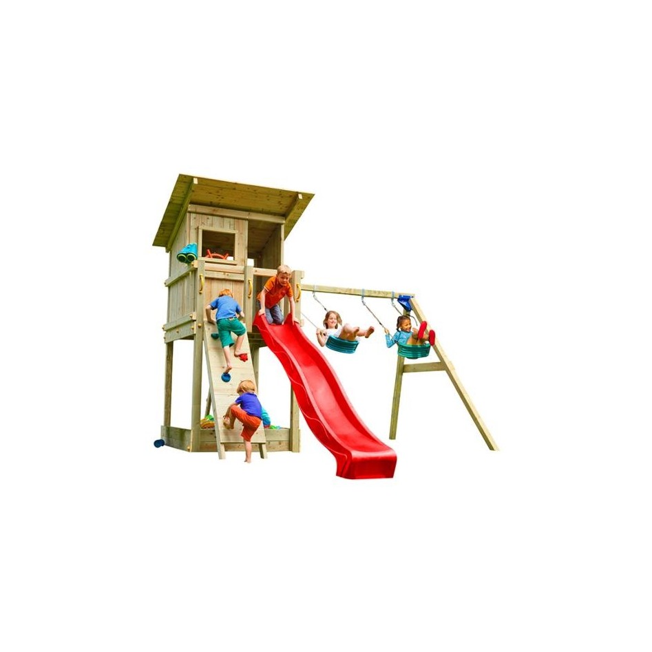 Beach Hut Parque Infantil + Columpio Doble