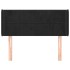 Cabecero de terciopelo negro 103x16x78/88