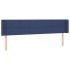 Cabecero de tela azul 203x16x78/88
