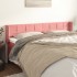 Cabecero de terciopelo rosa 163x16x78/88
