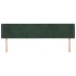 Cabecero de terciopelo verde oscuro 163x16x78/88