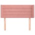 Cabecero de terciopelo rosa 103x16x78/88