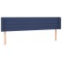 Cabecero de tela azul 163x16x78/88